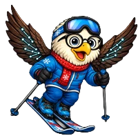 Trav the Find Cheap Ski Holidays mascot